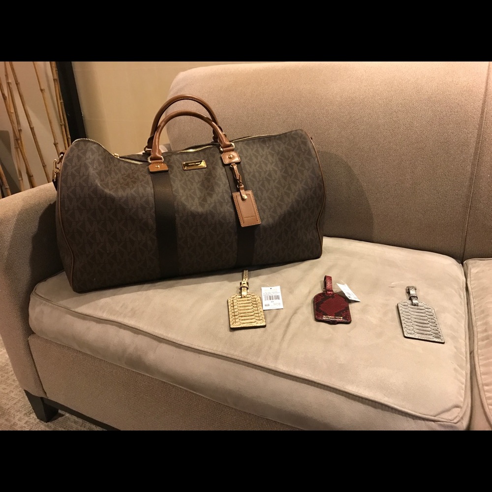 Authentic Michael Kors bag tags
